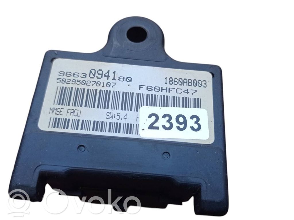 Autres unités de commande / modules   9663094180,502950270107,1860AB003