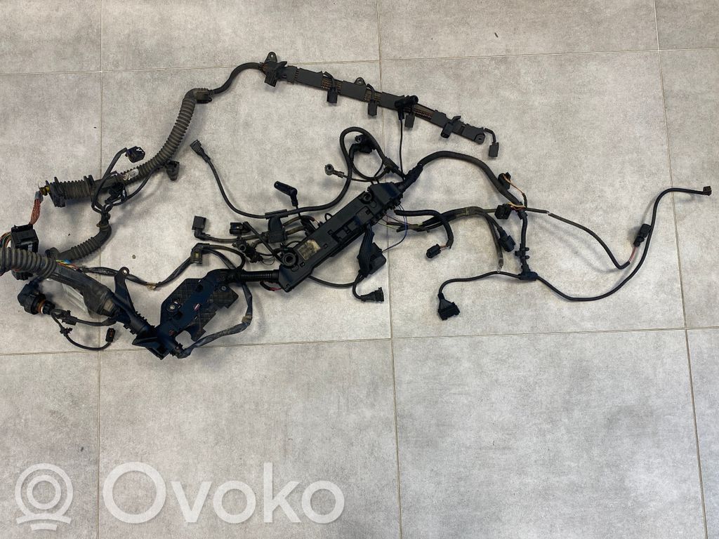 BMW X5 E70 Wiązka przewodów silnika 