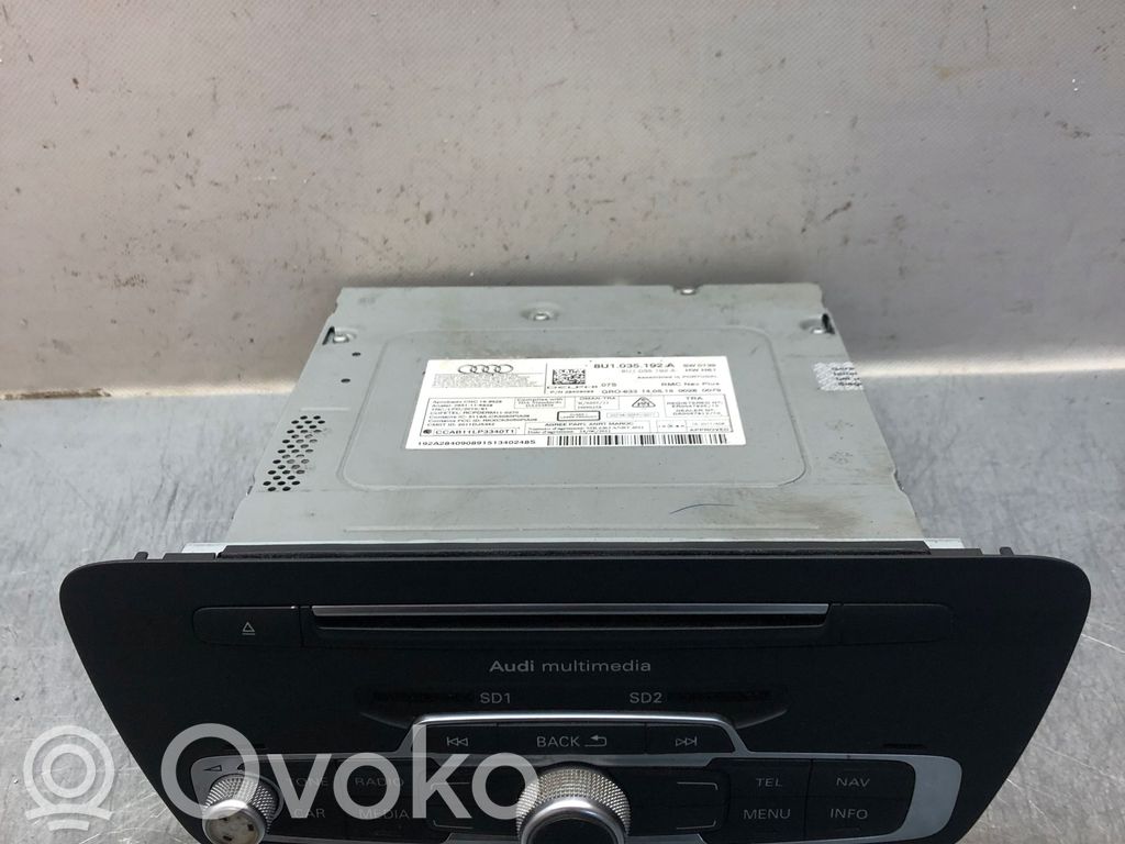 Audi Q3 8U Panel / Radioodtwarzacz CD/DVD/GPS 