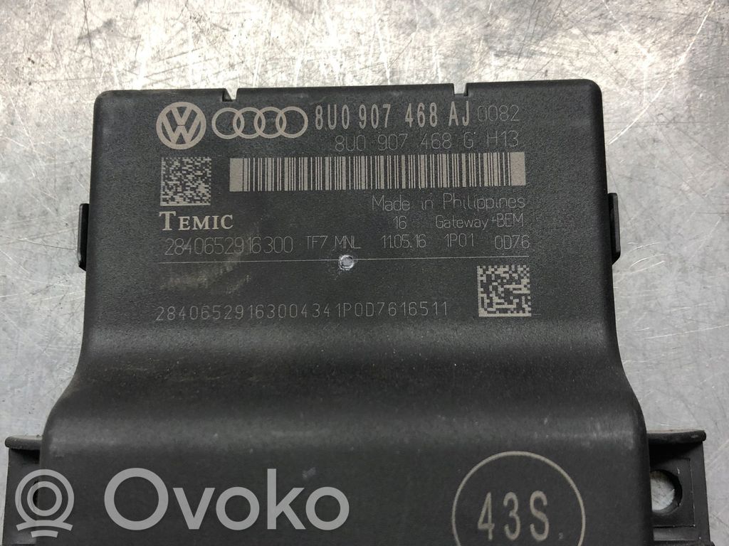 Audi Q3 8U Gateway control module 