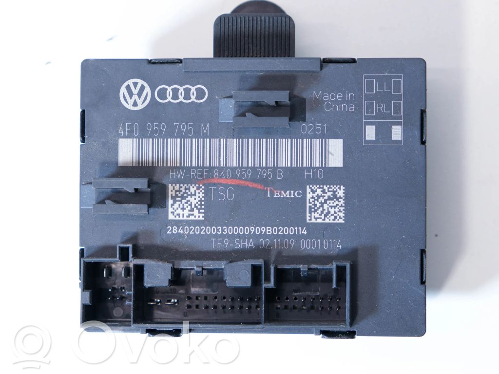 Unité de commande module de porte   4F0959795M
