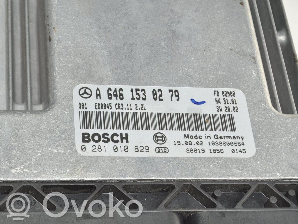 Mercedes-Benz E W211 Engine control unit/module ECU 