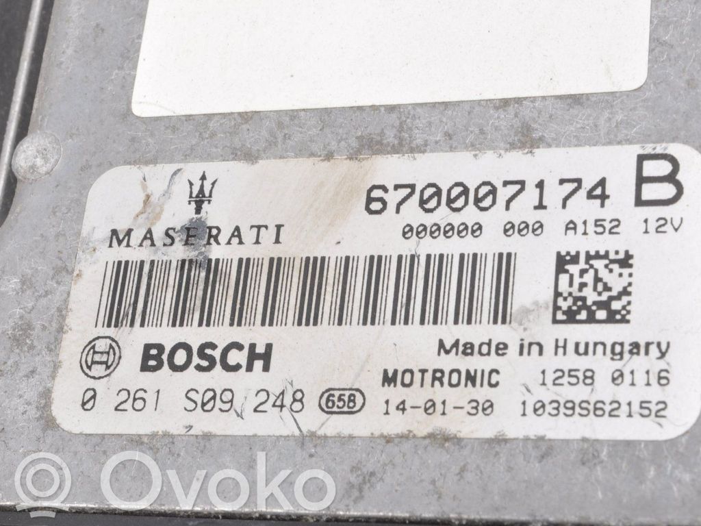 Maserati Quattroporte Engine control unit/module ECU 