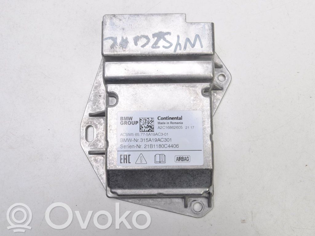 BMW 2 F44 Airbag control unit/module 