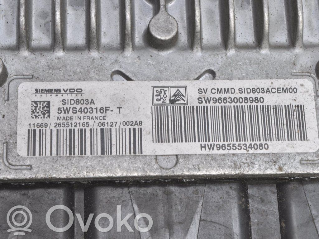 Peugeot 607 Engine control unit/module ECU 