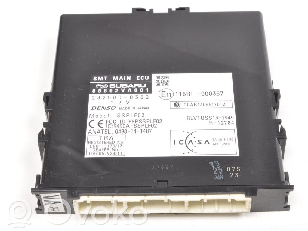 Subaru Levorg Other control units/modules 