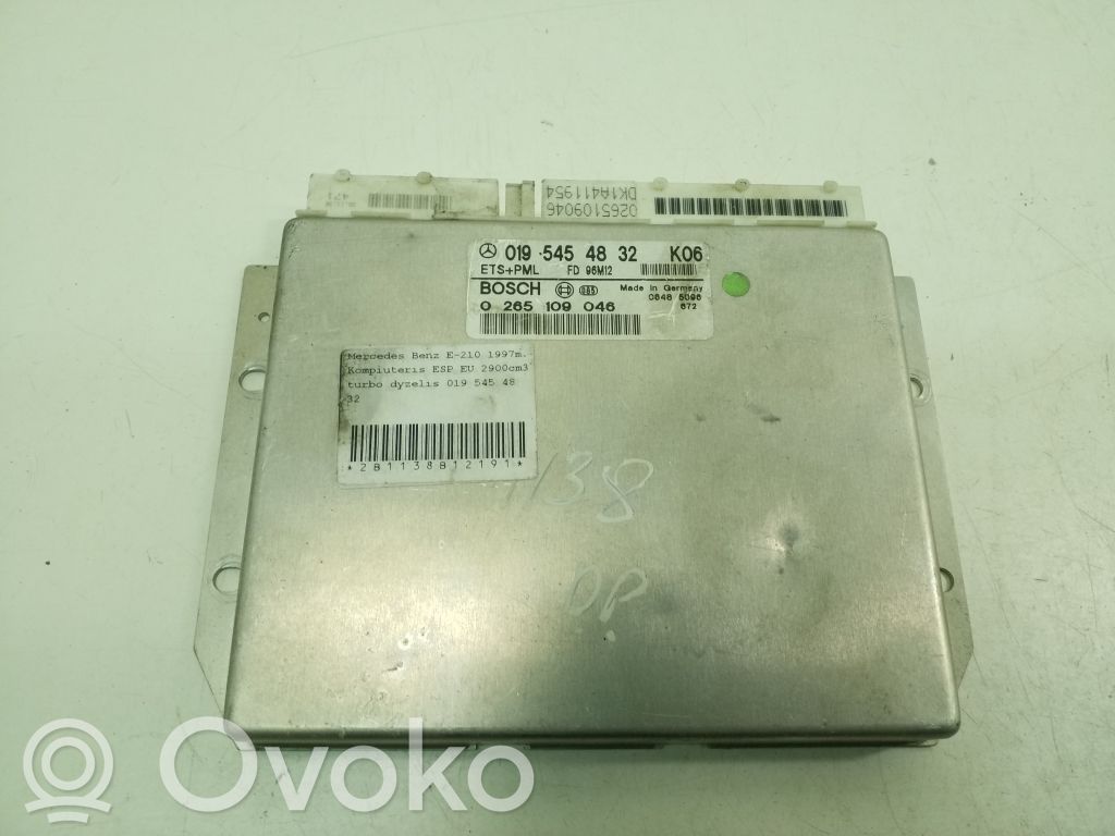Mercedes-Benz E W210 ESP (stability system) control unit 