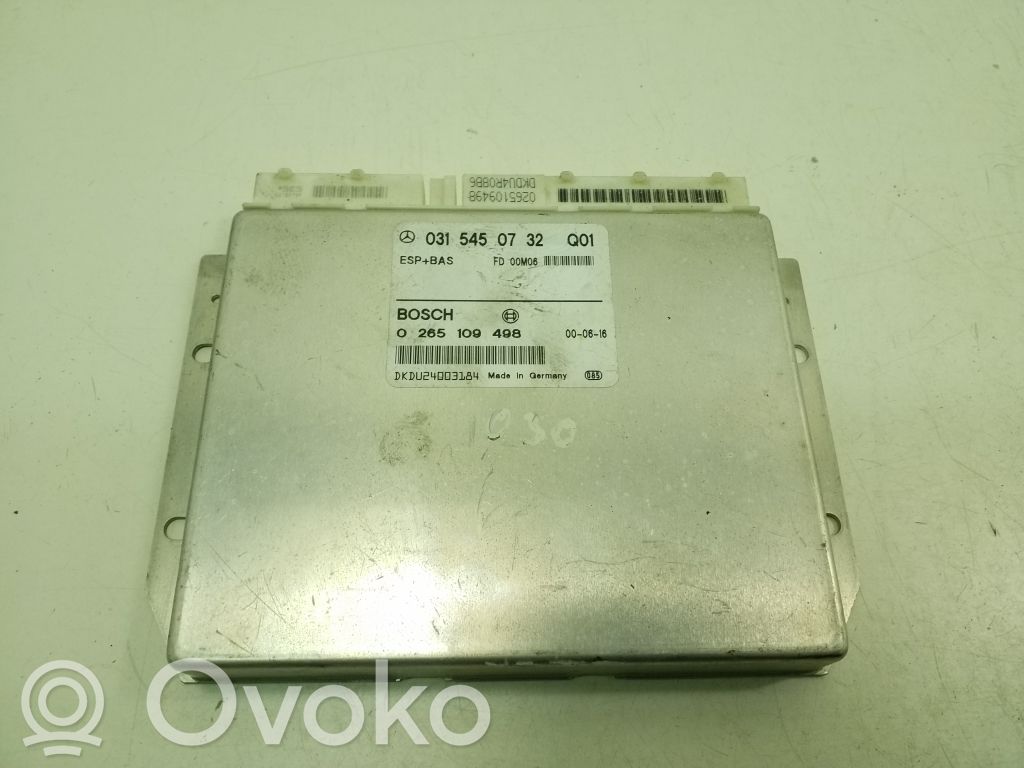 Mercedes-Benz E W210 ESP (stability system) control unit 