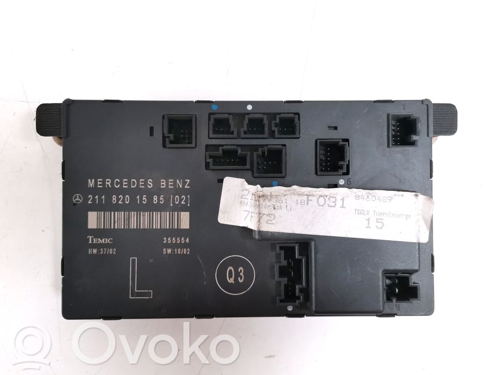 Mercedes-Benz E W211 Door control unit/module 