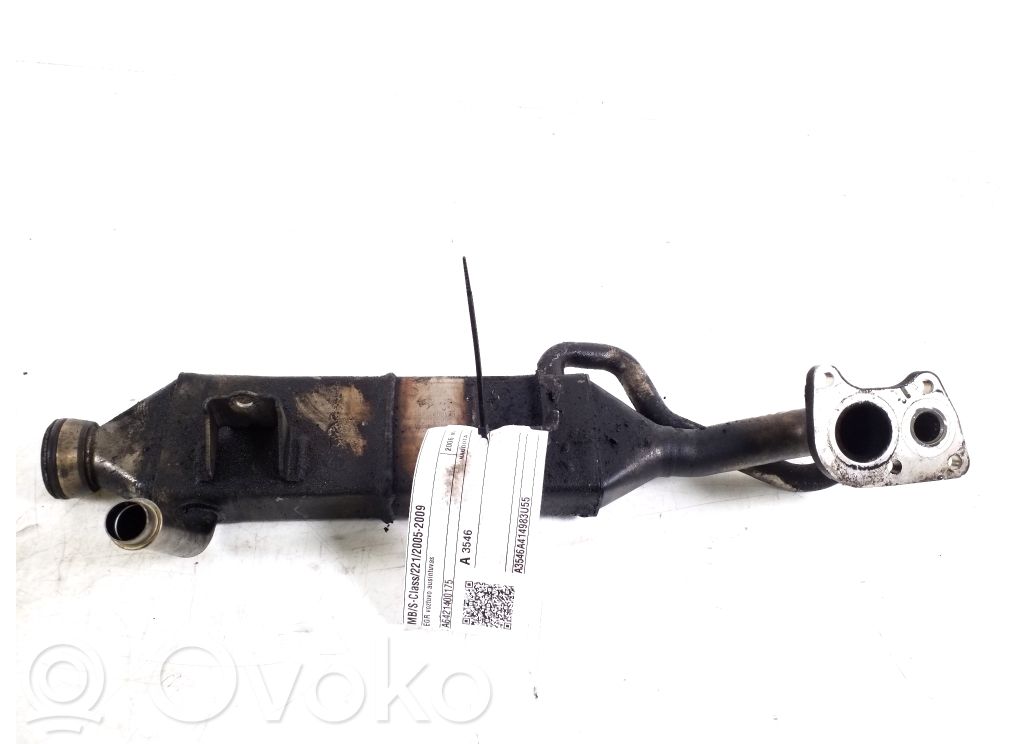 Mercedes-Benz S W221 EGR valve cooler 