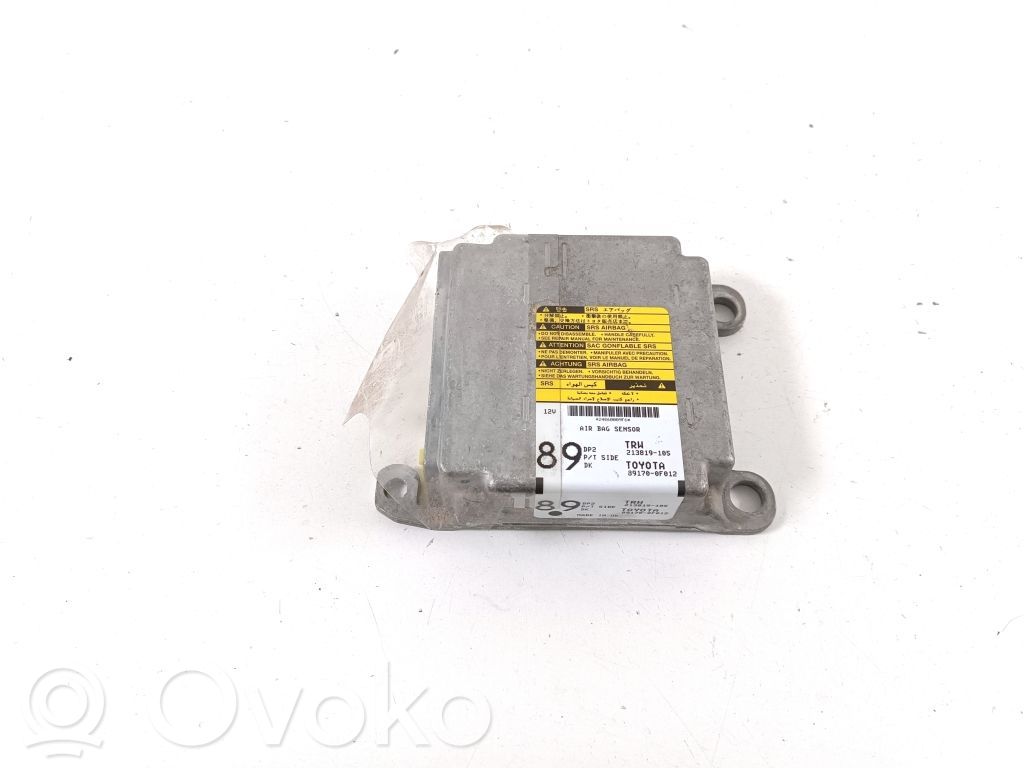 Toyota Corolla Verso AR10 Centralina/modulo airbag 