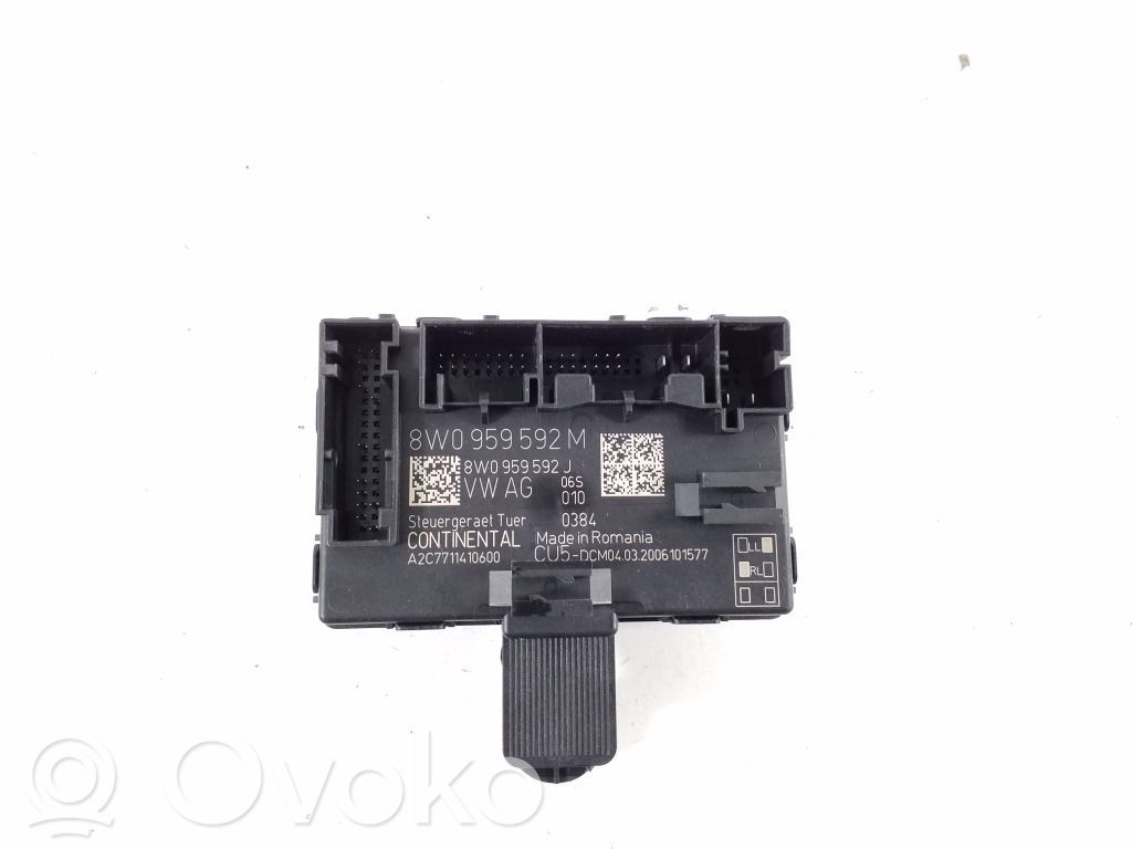 Unité de commande module de porte   8W0959592M