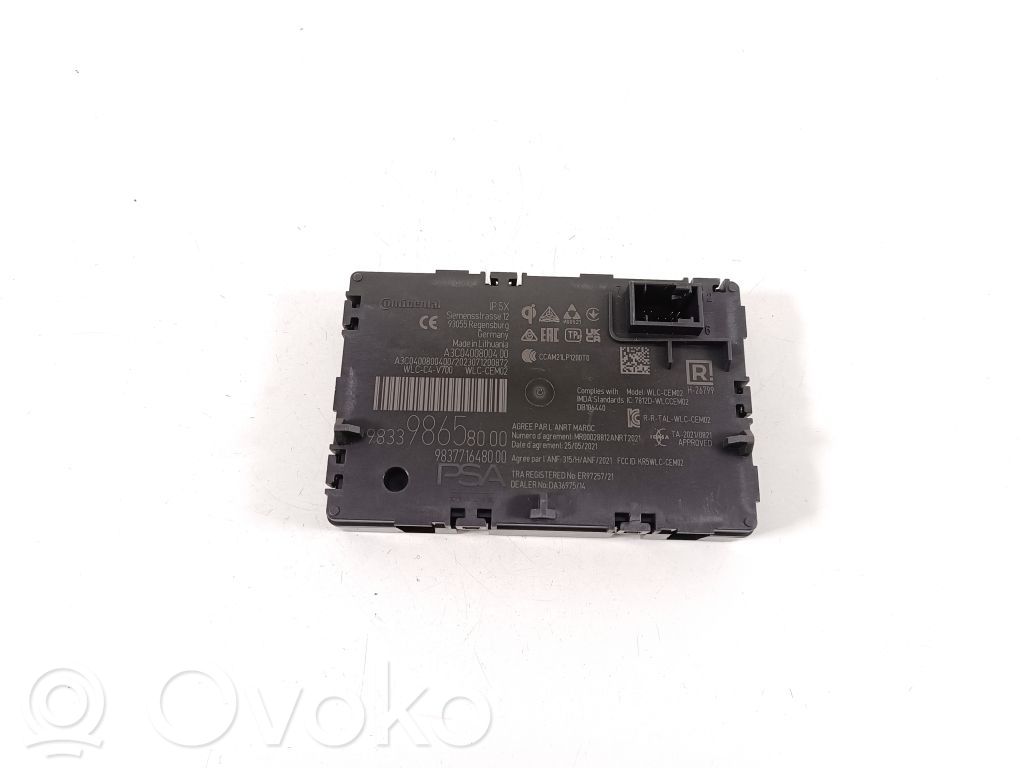 Opel Astra L Citu veidu vadības bloki / moduļi 