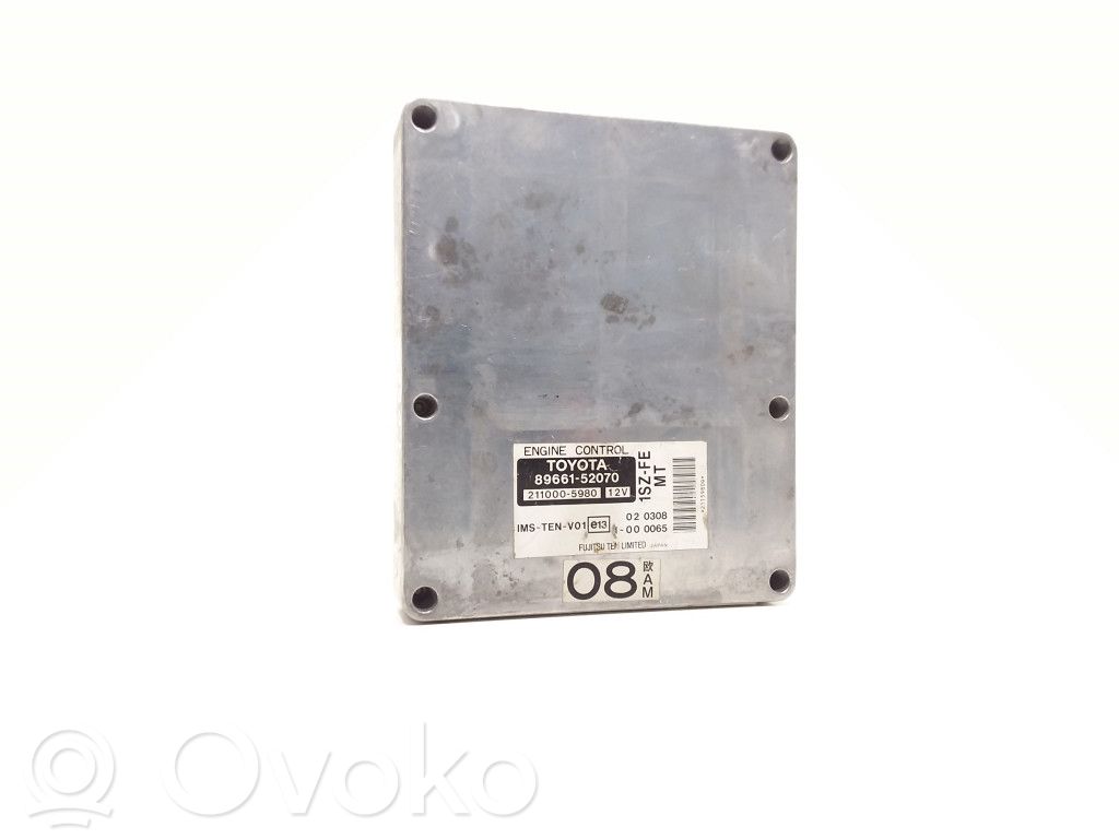 Toyota Yaris Engine control unit/module 
