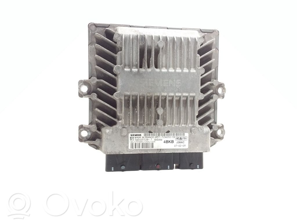 Engine control unit/module   6M5112A650YB,5WS40512BT,SID202