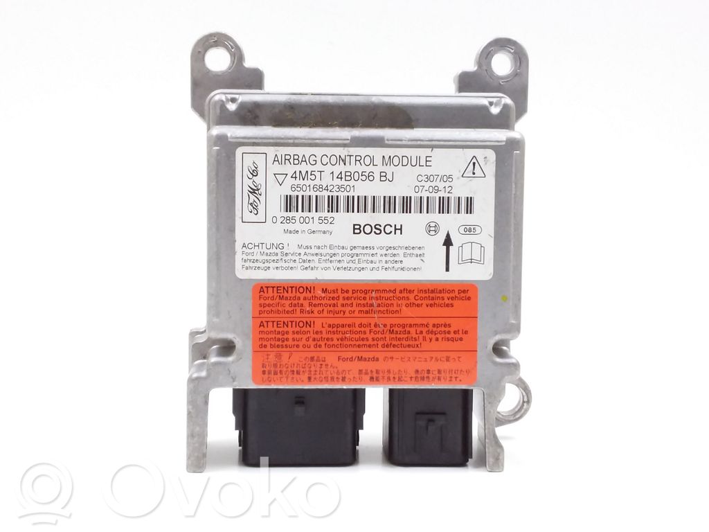 Airbag control unit/module   4M5T14B056BJ,0285001552