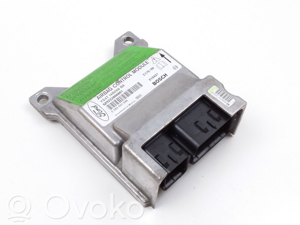 Airbag control unit/module   0285001396,YS4T14B056BA
