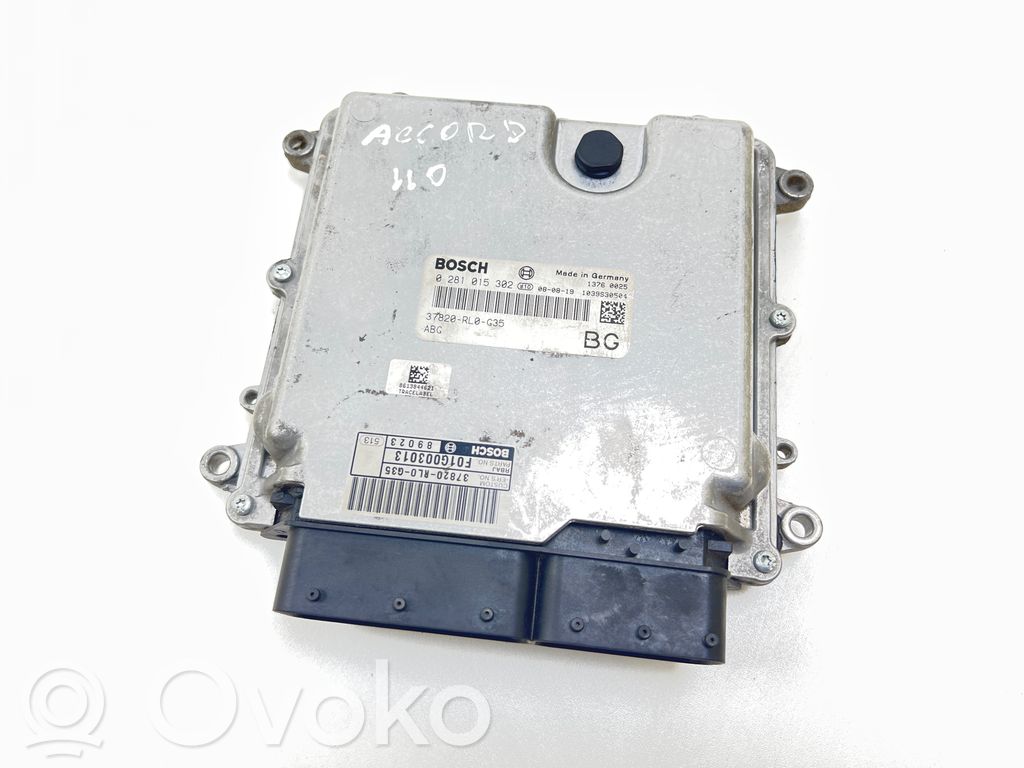 Engine control unit/module   0281015302,37820RL0G35,1039S30504