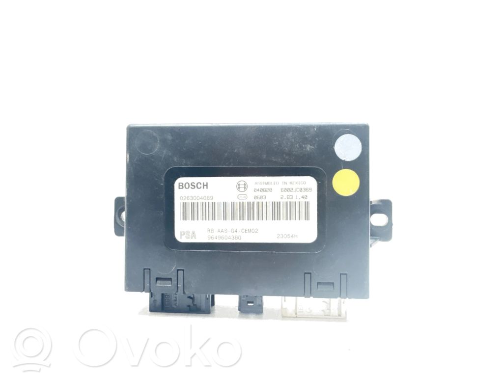Parking PDC control unit/module   9649604380,6002JC0369,0263004089