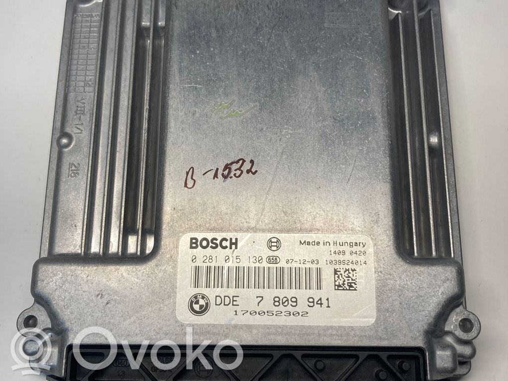 Engine control unit/module   0281015130,7809941,170052302