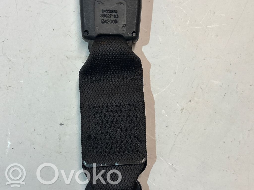 BMW 5 E60 E61 Hebilla del cinturón de seguridad trasero 