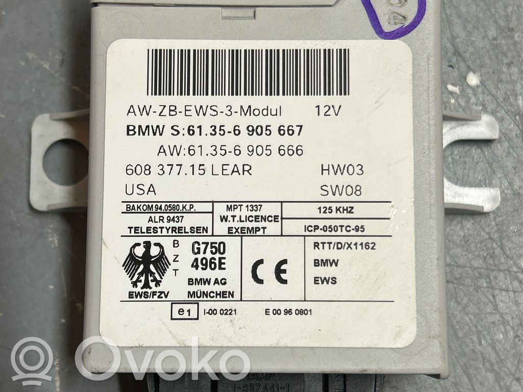 Immobilizer control unit/module   61356905667,61356905666,60837715