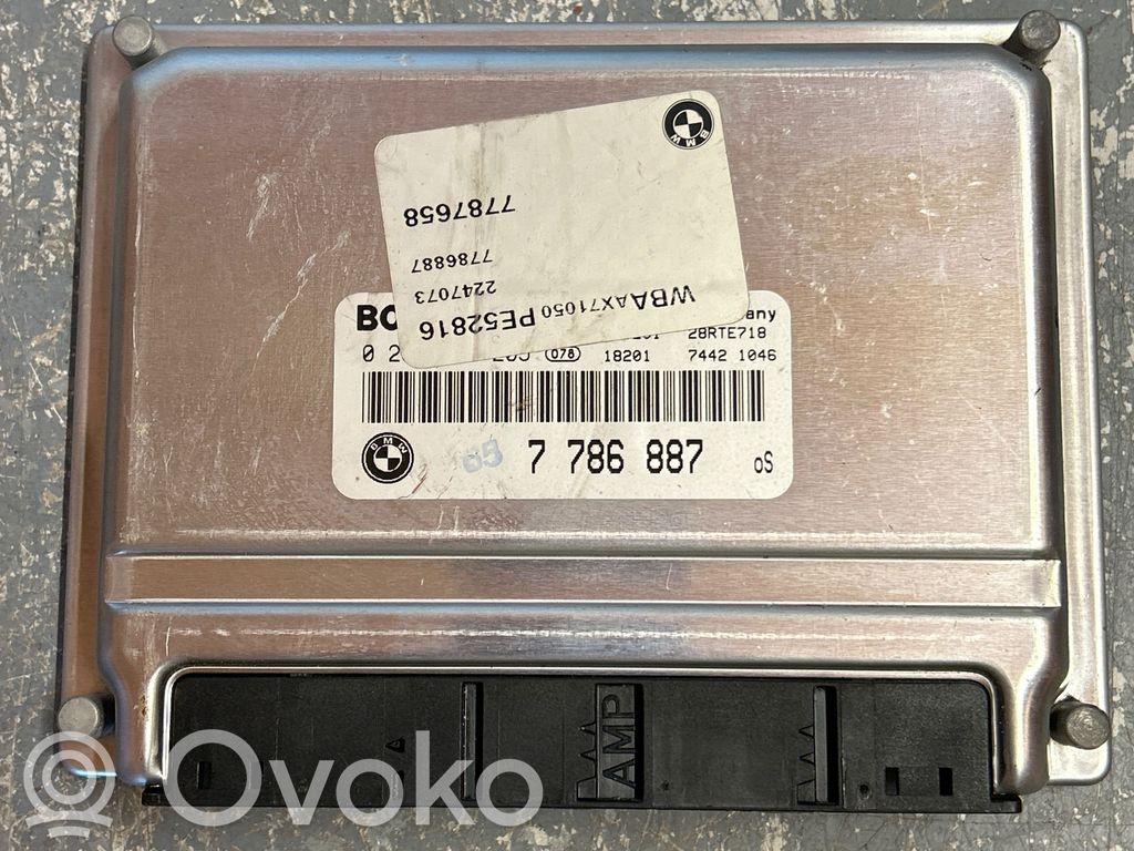 BMW 3 E46 Unitate/modul de control motor 
