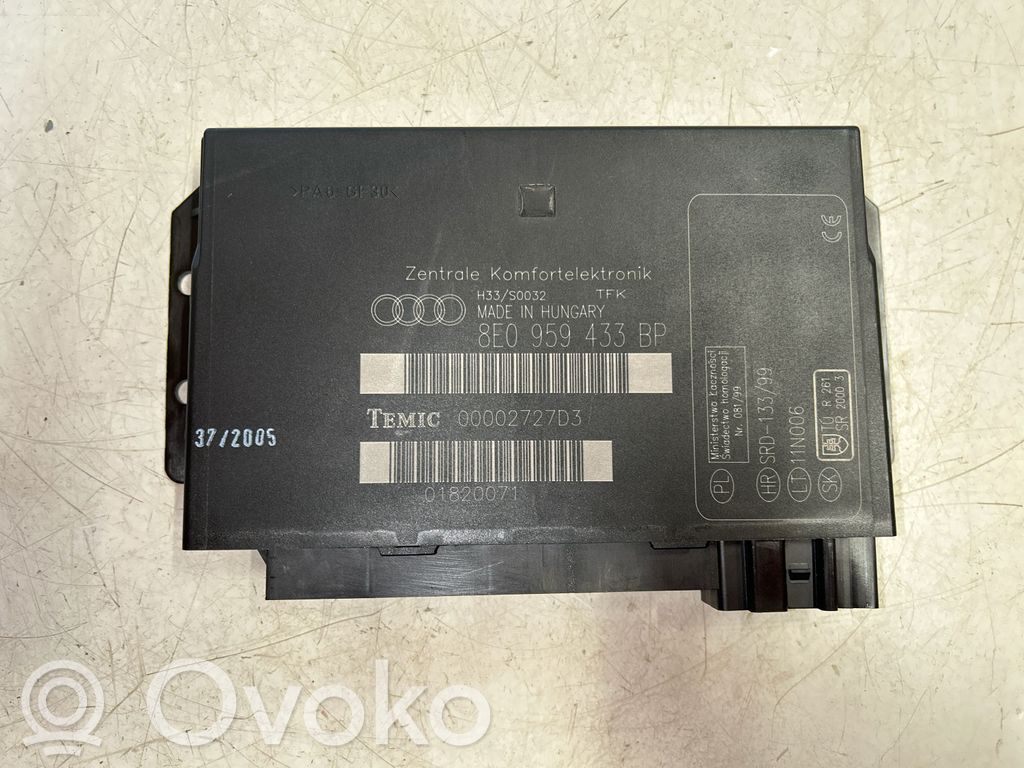 Audi A4 S4 B7 8E 8H Module confort 