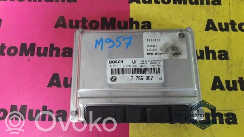 BMW 3 E46 Unité de commande, module ECU de moteur 