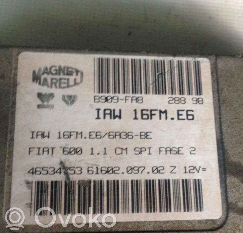 Engine control unit/module ECU   46534753,6160209702,IAW16FME6