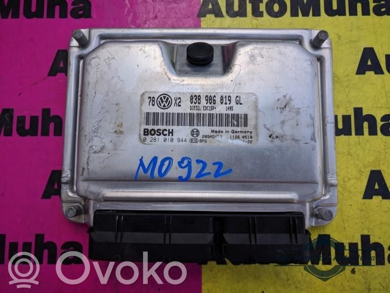 Engine control unit/module ECU   0281010944,038906019GL,11200259,1495,28SA5458