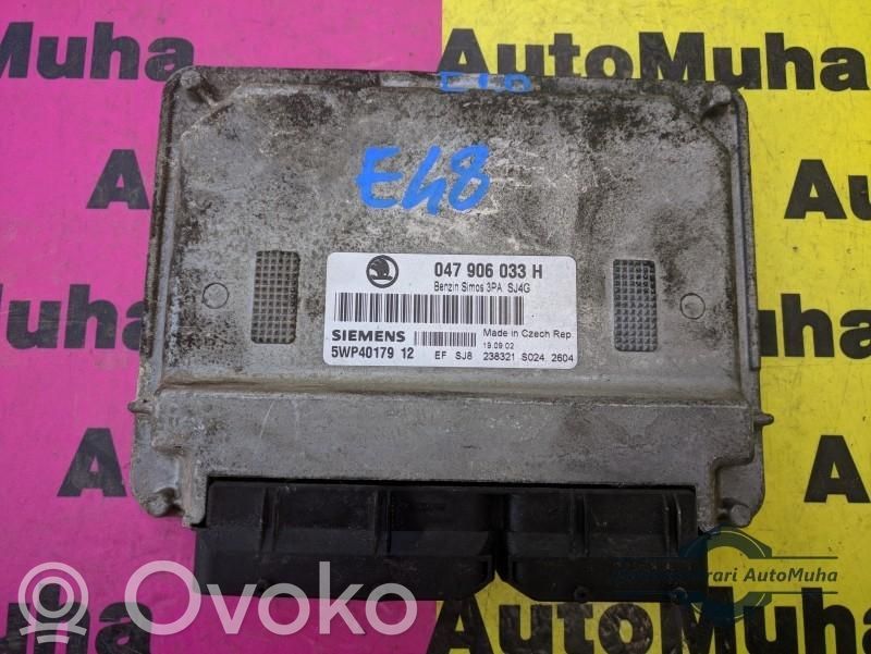 Skoda Fabia Mk1 (6Y) Unité de commande, module ECU de moteur, 15,11 ...