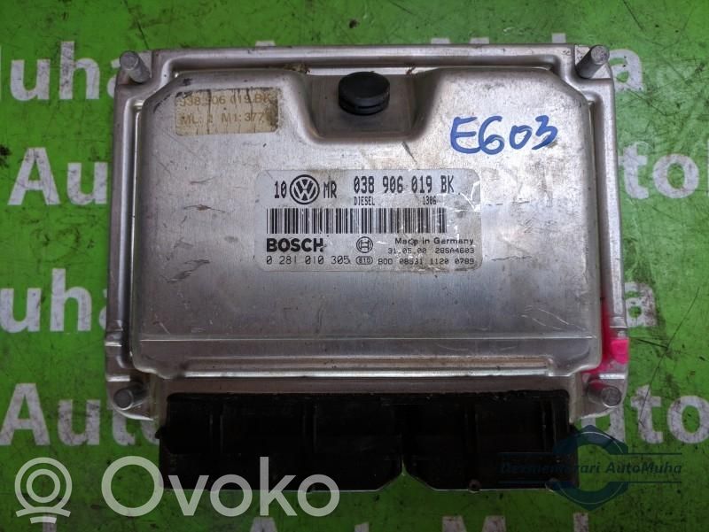 Volkswagen PASSAT B5.5 Komputer / Sterownik ECU silnika 