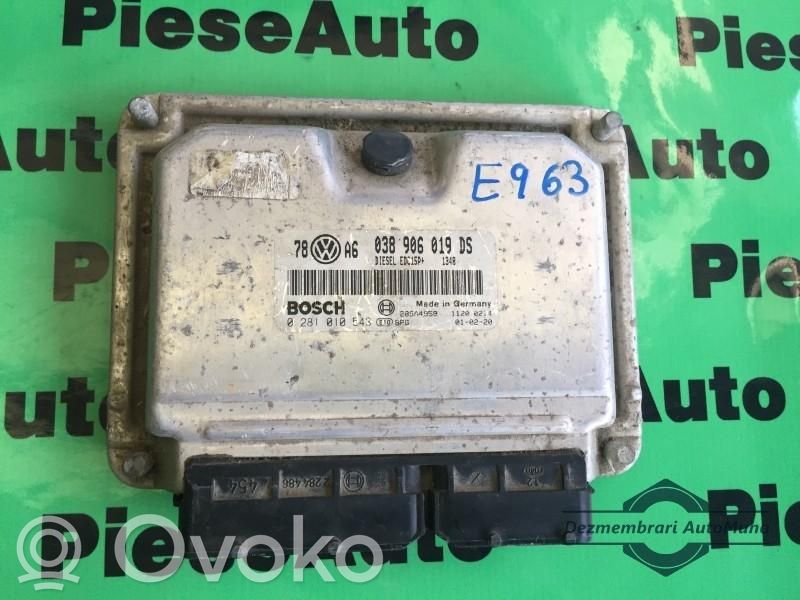 Komputer / Sterownik ECU silnika   0281010543,038906019DS,78A6