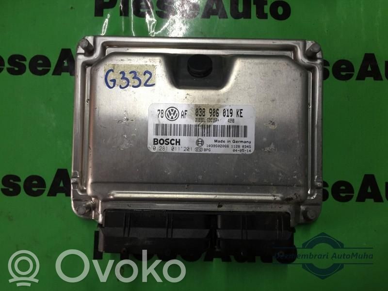 Engine control unit/module ECU   0281011201,038906019KE,1039S02066,11280345,4898,78AF