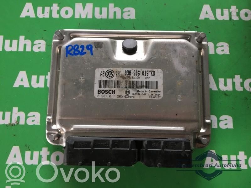 Engine control unit/module ECU   0281011205,038906019KD,AE78