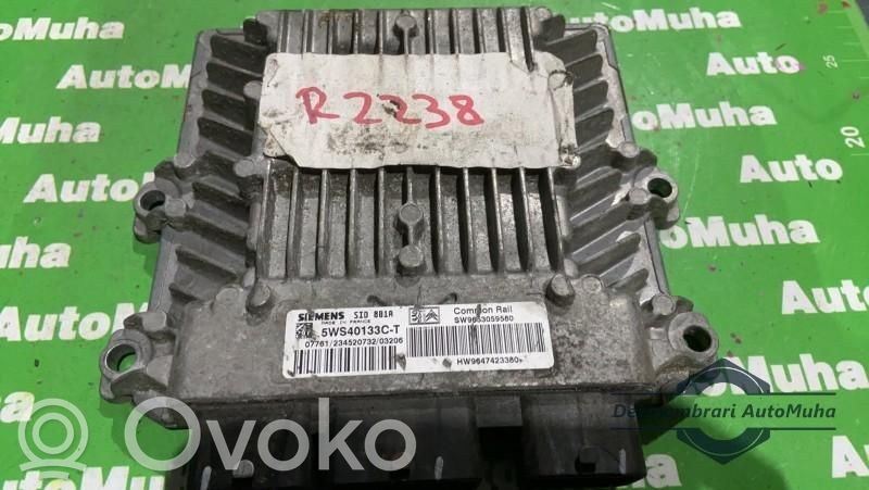 Engine control unit/module ECU   5WS40133CT,SW9653059580