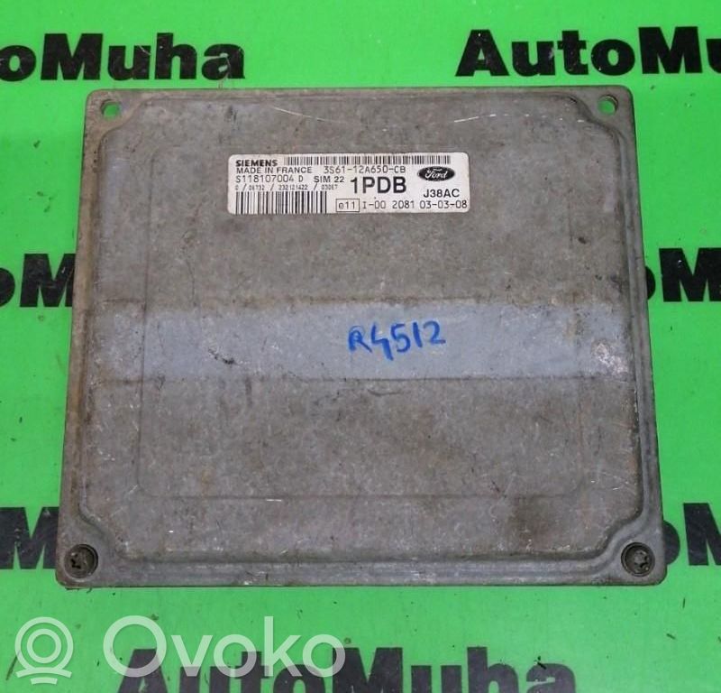 Galios (ECU) modulis   3S6112A650CB,S118107004D