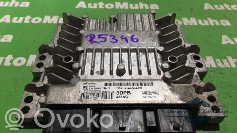 Engine control unit/module ECU   5WS40607BT,7M5112A650APB