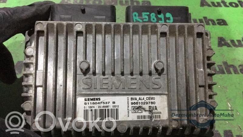 Engine control unit/module ECU   9661029780,S118047537B