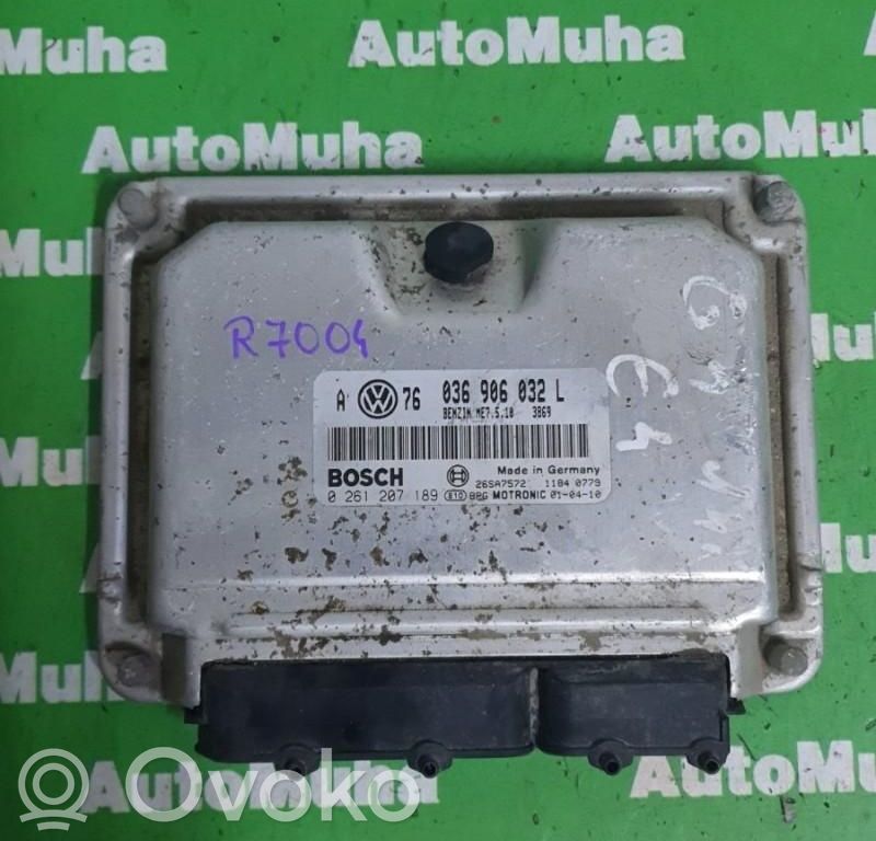 Engine control unit/module ECU   0261207189,036906032L