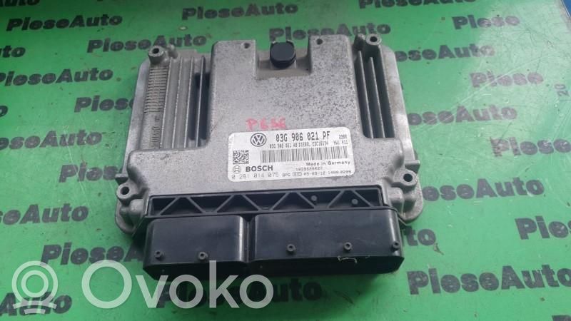 Engine control unit/module ECU   0281014075,03G906021PF