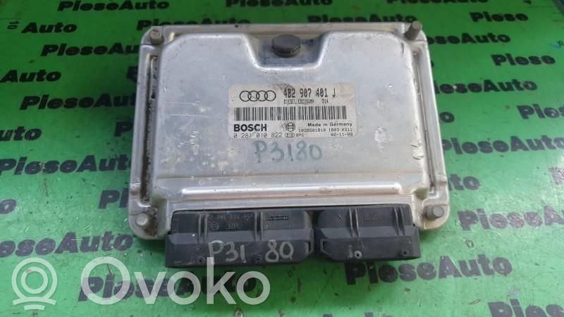 Unité de commande, module ECU de moteur   0281010822,4B2907401J