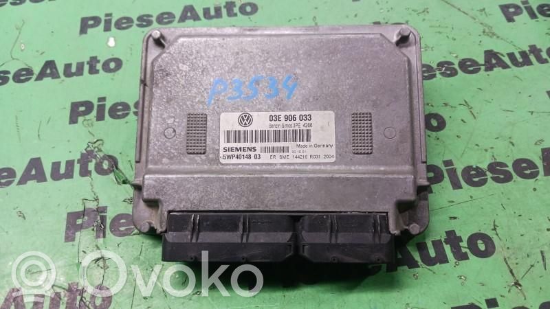 Engine control unit/module ECU   03E906033,5WP4014803