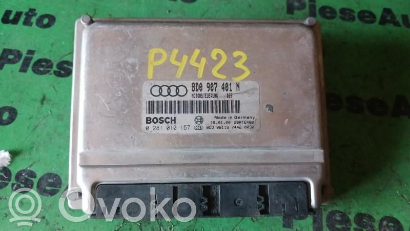 Engine control unit/module ECU   0281010157,8D0907401N
