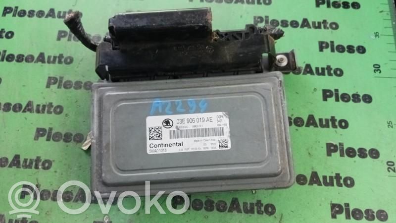 Engine control unit/module ECU   03E906019AE,5WA11018