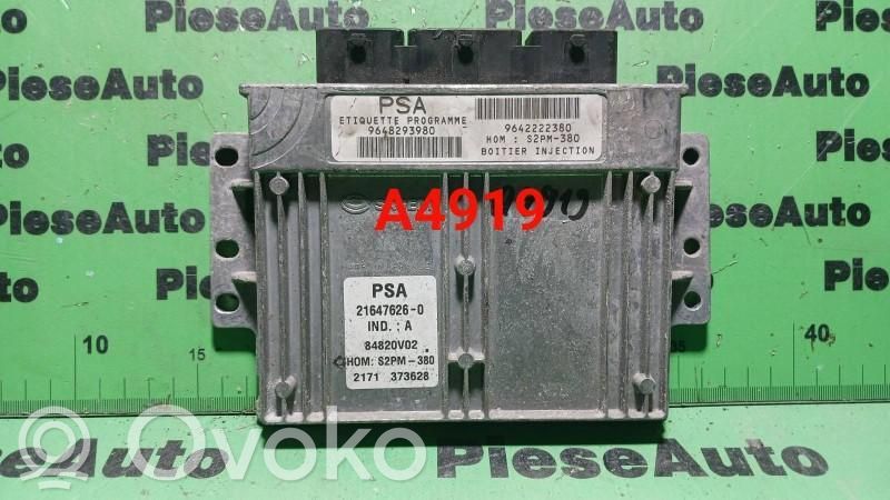 Engine control unit/module ECU   21647626,84820V02,9642222380,9648293980