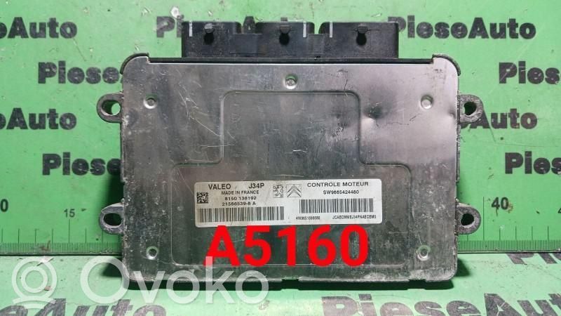 Peugeot 207 Motora vadības bloka ECU 