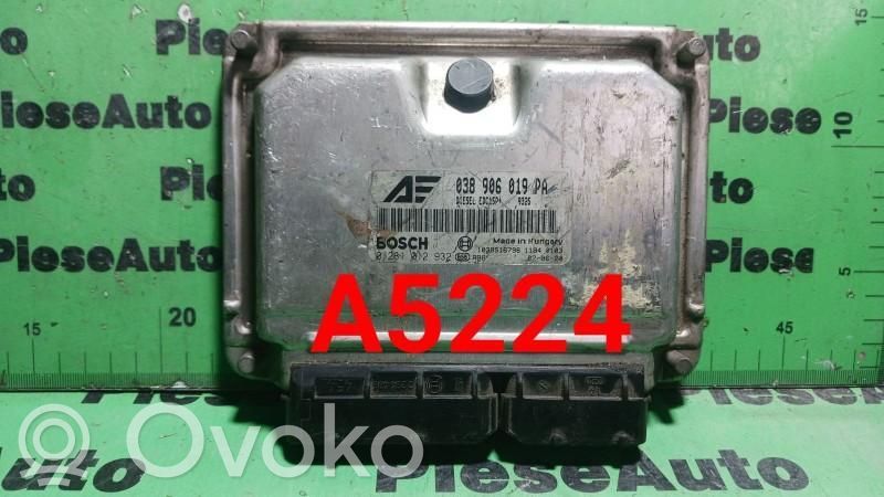 Unidad de control/módulo ECU del motor   0281012932,038906019PA