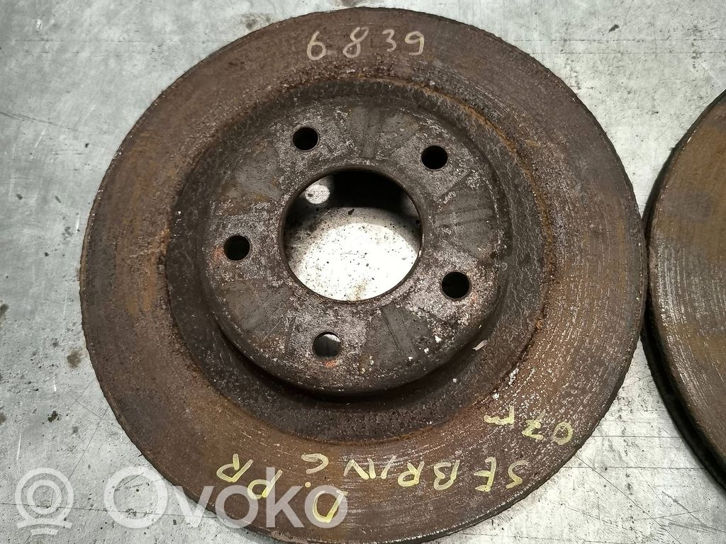 Chrysler Sebring (JS) Front brake disc 